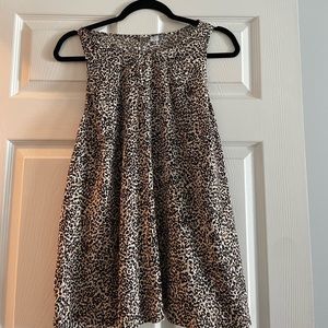 Cheetah print tank top!